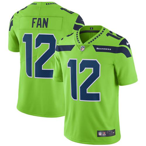 Nike Seahawks #12 Fan Green Youth Stitched NFL Limited Rush Jersey Nike Seahawks #12 Fan Green Youth Stitched NFL Limited Rush Jersey