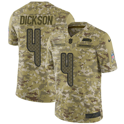 Nike Seahawks #4 Michael Dickson Camo Youth Stitched NFL Limited 2018 Salute to Service Jersey Nike Seahawks #4 Michael Dickson Camo Youth Stitched NFL Limited 2018 Salute to Service Jersey