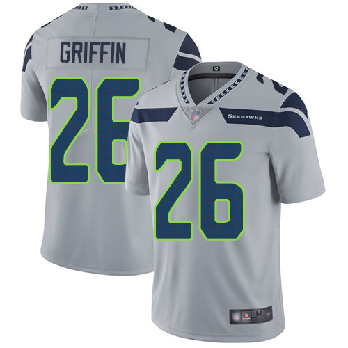 Nike Seahawks #26 Shaquem Griffin Grey Alternate Youth Stitched NFL Vapor Untouchable Limited Jersey Nike Seahawks #26 Shaquem Griffin Grey Alternate Youth Stitched NFL Vapor Untouchable Limited Jersey