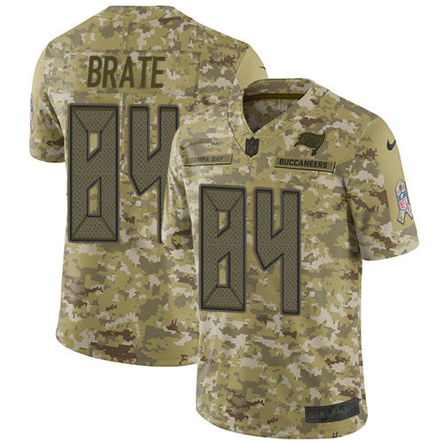 Nike Buccaneers #84 Cameron Brate Camo Youth Stitched NFL Limited 2018 Salute to Service Jersey Nike Buccaneers #84 Cameron Brate Camo Youth Stitched NFL Limited 2018 Salute to Service Jersey
