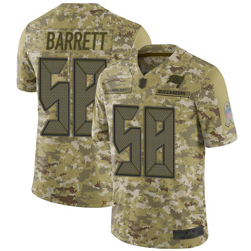 Nike Buccaneers #58 Shaquil Barrett Camo Youth Stitched NFL Limited 2018 Salute to Service Jersey Nike Buccaneers #58 Shaquil Barrett Camo Youth Stitched NFL Limited 2018 Salute to Service Jersey