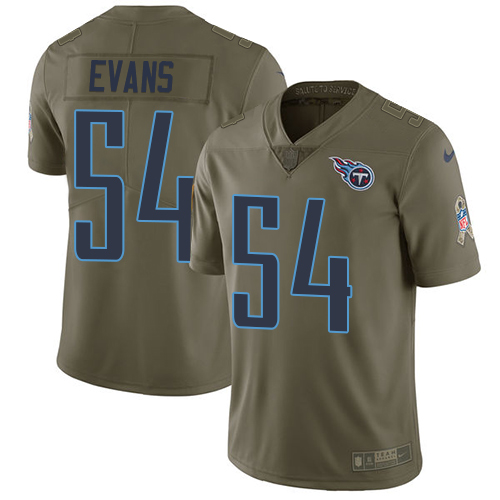 Nike Titans #54 Rashaan Evans Olive Youth Stitched NFL Limited 2017 Salute to Service Jersey Nike Titans #54 Rashaan Evans Olive Youth Stitched NFL Limited 2017 Salute to Service Jersey