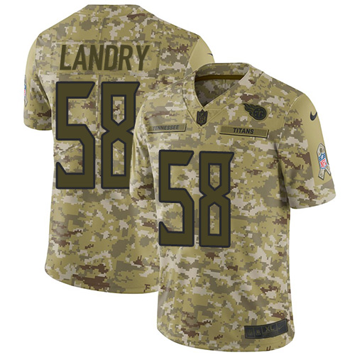 Nike Titans #58 Harold Landry Camo Youth Stitched NFL Limited 2018 Salute to Service Jersey Nike Titans #58 Harold Landry Camo Youth Stitched NFL Limited 2018 Salute to Service Jersey