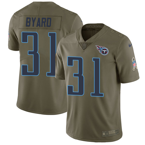 Nike Titans #31 Kevin Byard Olive Youth Stitched NFL Limited 2017 Salute to Service Jersey Nike Titans #31 Kevin Byard Olive Youth Stitched NFL Limited 2017 Salute to Service Jersey