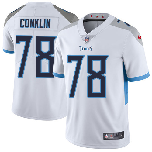 Nike Titans #78 Jack Conklin White Youth Stitched NFL Vapor Untouchable Limited Jersey Nike Titans #78 Jack Conklin White Youth Stitched NFL Vapor Untouchable Limited Jersey