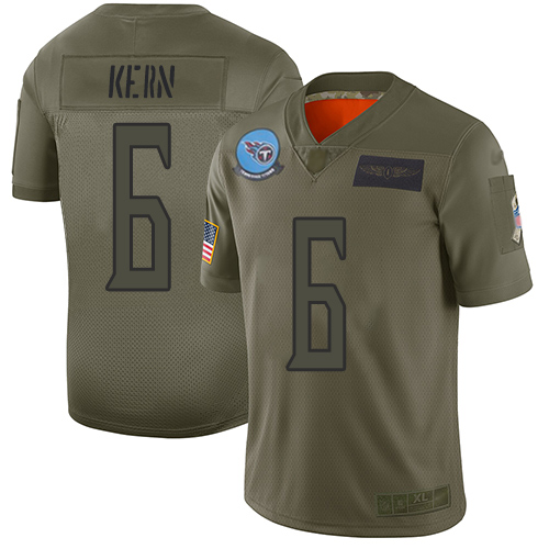 Nike Titans #6 Brett Kern Camo Youth Stitched NFL Limited 2019 Salute to Service Jersey Nike Titans #6 Brett Kern Camo Youth Stitched NFL Limited 2019 Salute to Service Jersey
