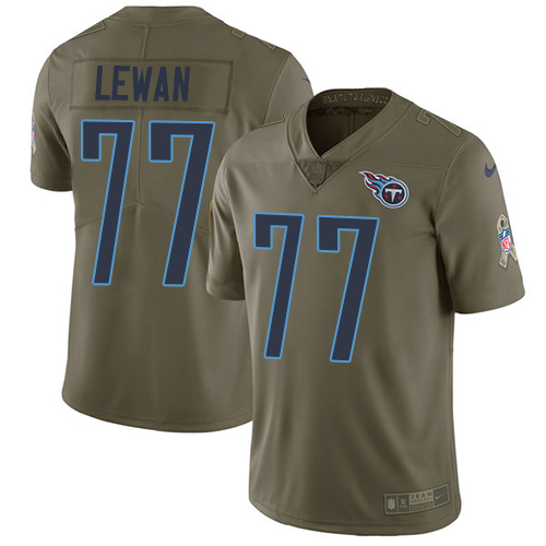 Nike Titans #77 Taylor Lewan Olive Youth Stitched NFL Limited 2017 Salute to Service Jersey Nike Titans #77 Taylor Lewan Olive Youth Stitched NFL Limited 2017 Salute to Service Jersey