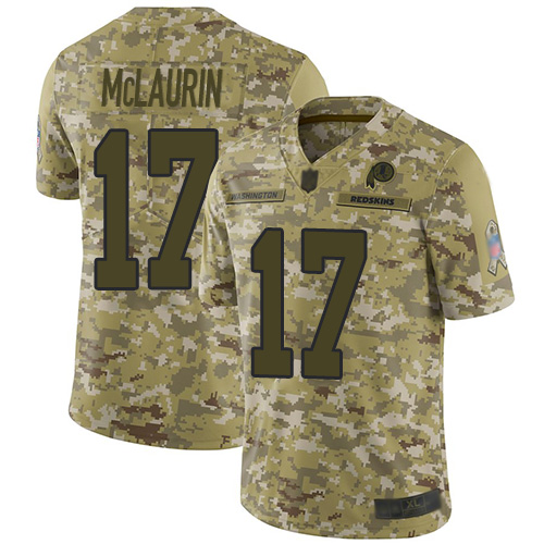 Nike Redskins #17 Terry McLaurin Camo Youth Stitched NFL Limited 2018 Salute to Service Jersey Nike Redskins #17 Terry McLaurin Camo Youth Stitched NFL Limited 2018 Salute to Service Jersey