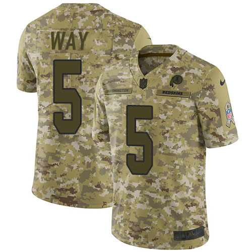 Nike Redskins #5 Tress Way Camo Youth Stitched NFL Limited 2018 Salute To Service Jersey Nike Redskins #5 Tress Way Camo Youth Stitched NFL Limited 2018 Salute To Service Jersey