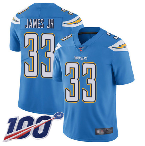 Nike Chargers Active Player Custom Blue Alternate Youth Stitched NFL 100th Season Vapor Limited Jersey