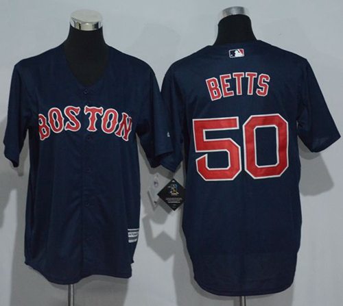 Red Sox #50 Mookie Betts Dark Blue Cool Base Stitched Youth MLB Jersey Red Sox #50 Mookie Betts Dark Blue Cool Base Stitched Youth MLB Jersey
