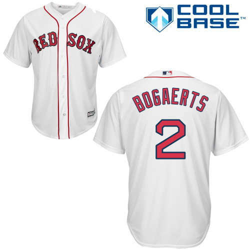 Red Sox #2 Xander Bogaerts White Cool Base Stitched Youth MLB Jersey Red Sox #2 Xander Bogaerts White Cool Base Stitched Youth MLB Jersey