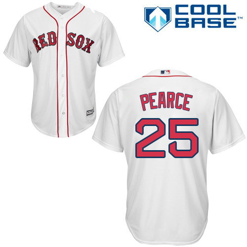 Red Sox #25 Steve Pearce White Cool Base Stitched Youth MLB Jersey Red Sox #25 Steve Pearce White Cool Base Stitched Youth MLB Jersey