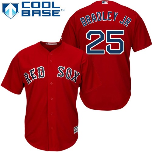 Red Sox #25 Jackie Bradley Jr Red Cool Base Stitched Youth MLB Jersey Red Sox #25 Jackie Bradley Jr Red Cool Base Stitched Youth MLB Jersey