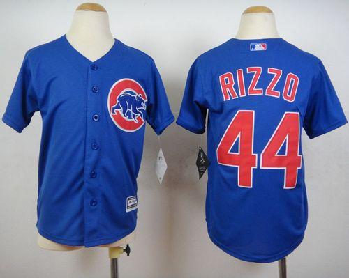 Cubs #44 Anthony Rizzo Blue Cool Base Stitched Youth MLB Jersey Cubs #44 Anthony Rizzo Blue Cool Base Stitched Youth MLB Jersey