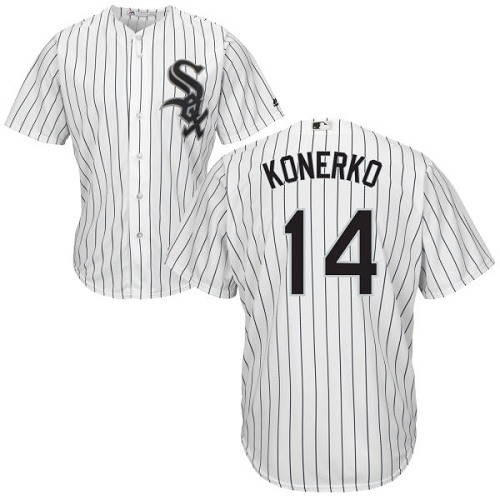 White Sox #14 Paul Konerko White(Black Strip) Home Cool Base Stitched Youth MLB Jersey White Sox #14 Paul Konerko White(Black Strip) Home Cool Base Stitched Youth MLB Jersey