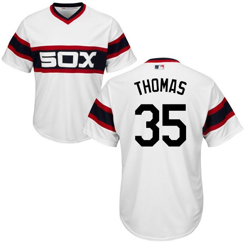 White Sox #35 Frank Thomas White Alternate Home Cool Base Stitched Youth MLB Jersey White Sox #35 Frank Thomas White Alternate Home Cool Base Stitched Youth MLB Jersey