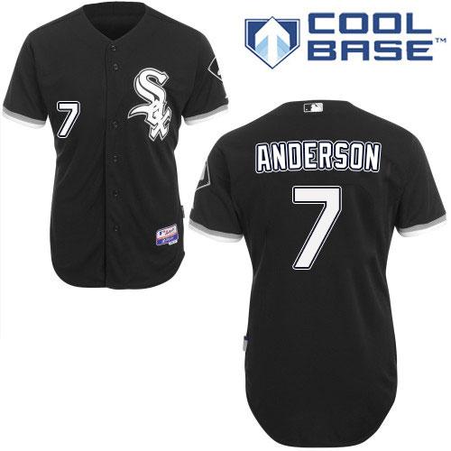 White Sox #7 Tim Anderson Black Alternate Cool Base Stitched Youth MLB Jersey White Sox #7 Tim Anderson Black Alternate Cool Base Stitched Youth MLB Jersey