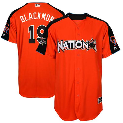 Rockies #19 Charlie Blackmon Orange 2017 All-Star National League Stitched Youth MLB Jersey Rockies #19 Charlie Blackmon Orange 2017 All-Star National League Stitched Youth MLB Jersey