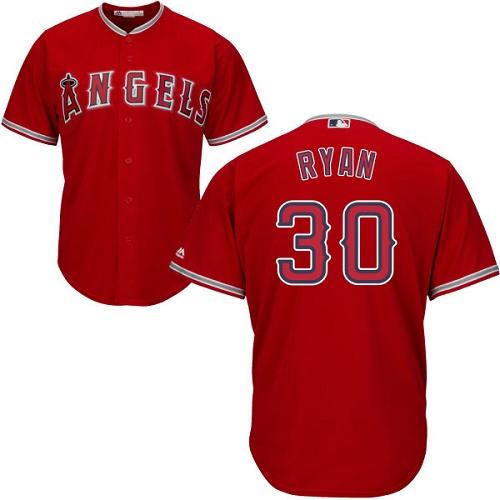 Angels #30 Nolan Ryan Red Cool Base Stitched Youth MLB Jersey Angels #30 Nolan Ryan Red Cool Base Stitched Youth MLB Jersey