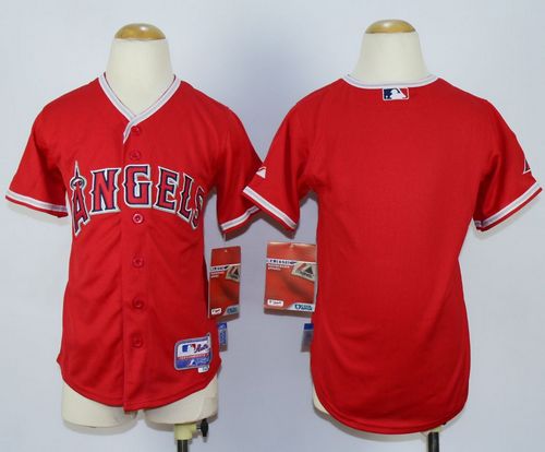 Angels Blank Red Cool Base Stitched Youth MLB Jersey Angels Blank Red Cool Base Stitched Youth MLB Jersey