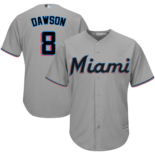 Marlins #8 Andre Dawson Grey Cool Base Stitched Youth MLB Jersey Marlins #8 Andre Dawson Grey Cool Base Stitched Youth MLB Jersey