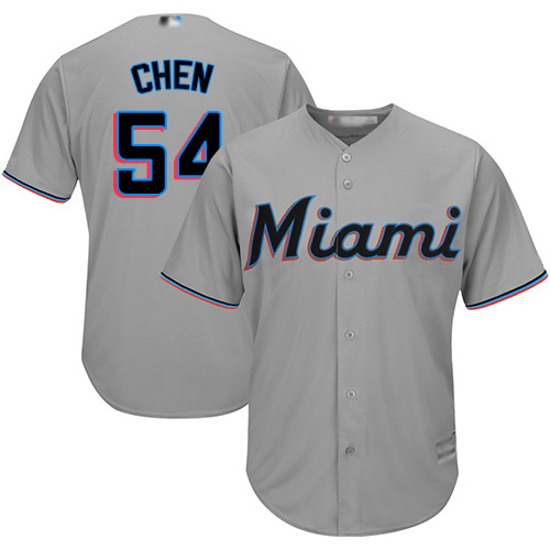 Marlins #54 Wei-Yin Chen Grey Cool Base Stitched Youth MLB Jersey Marlins #54 Wei-Yin Chen Grey Cool Base Stitched Youth MLB Jersey