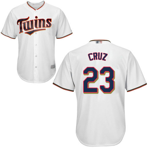 Twins #23 Nelson Cruz White Cool Base Stitched Youth MLB Jersey Twins #23 Nelson Cruz White Cool Base Stitched Youth MLB Jersey