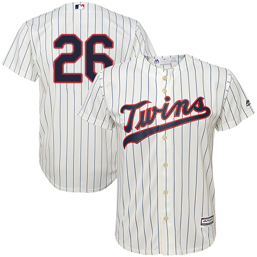 Twins #26 Max Kepler Cream Strip Cool Base Stitched Youth MLB Jersey Twins #26 Max Kepler Cream Strip Cool Base Stitched Youth MLB Jersey