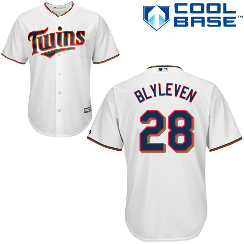 Twins #28 Bert Blyleven White Cool Base Stitched Youth MLB Jersey Twins #28 Bert Blyleven White Cool Base Stitched Youth MLB Jersey
