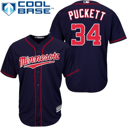 Twins #34 Kirby Puckett Navy blue Cool Base Stitched Youth MLB Jersey Twins #34 Kirby Puckett Navy blue Cool Base Stitched Youth MLB Jersey
