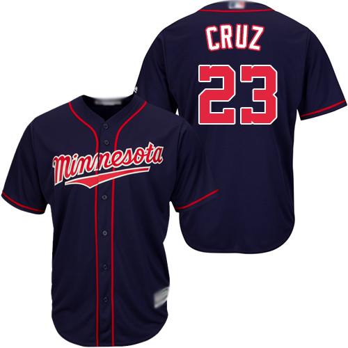 Twins #23 Nelson Cruz Navy blue Cool Base Stitched Youth MLB Jersey Twins #23 Nelson Cruz Navy blue Cool Base Stitched Youth MLB Jersey