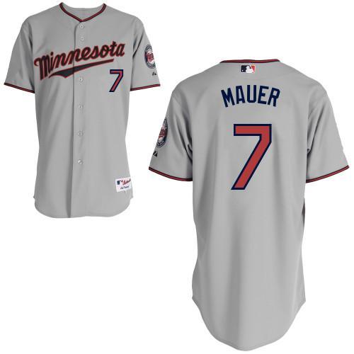 Twins #7 Joe Mauer Grey Stitched Youth MLB Jersey Twins #7 Joe Mauer Grey Stitched Youth MLB Jersey