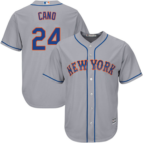 Mets #24 Robinson Cano Grey Cool Base Stitched Youth MLB Jersey Mets #24 Robinson Cano Grey Cool Base Stitched Youth MLB Jersey