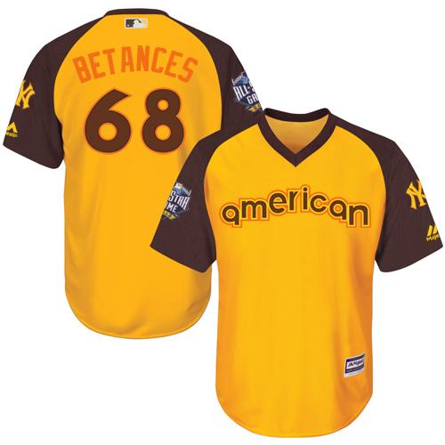 Yankees #68 Dellin Betances Gold 2016 All-Star American League Stitched Youth MLB Jersey Yankees #68 Dellin Betances Gold 2016 All-Star American League Stitched Youth MLB Jersey