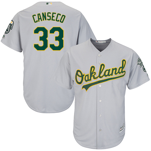 Athletics #33 Jose Canseco Grey Cool Base Stitched Youth MLB Jersey Athletics #33 Jose Canseco Grey Cool Base Stitched Youth MLB Jersey
