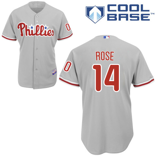 Phillies #14 Pete Rose Grey Cool Base Stitched Youth MLB Jersey Phillies #14 Pete Rose Grey Cool Base Stitched Youth MLB Jersey