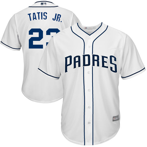 Padres #23 Fernando Tatis Jr. White Cool Base Stitched Youth MLB Jersey Padres #23 Fernando Tatis Jr. White Cool Base Stitched Youth MLB Jersey