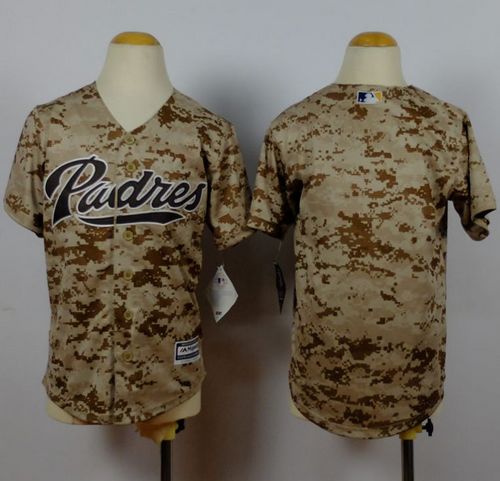 Padres Blank Camo Alternate 2 Stitched Youth MLB Jersey Padres Blank Camo Alternate 2 Stitched Youth MLB Jersey