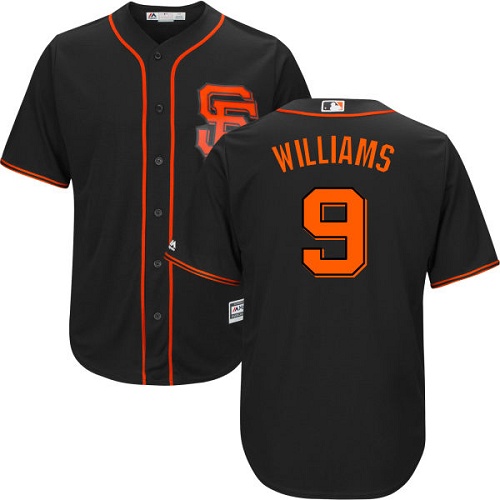 Giants #9 Matt Williams Black Alternate Cool Base Stitched Youth MLB Jersey Giants #9 Matt Williams Black Alternate Cool Base Stitched Youth MLB Jersey
