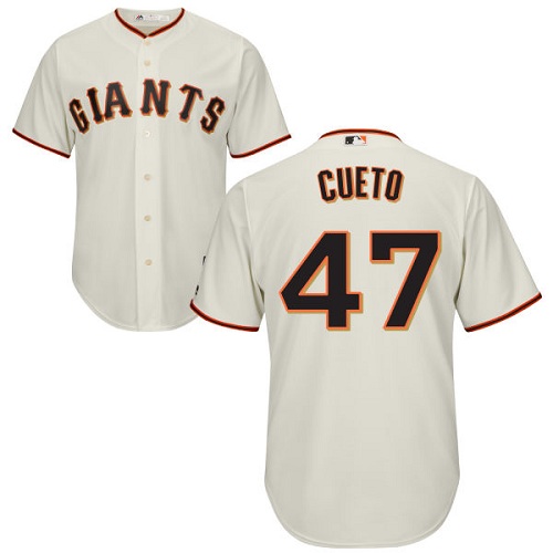 Giants #47 Johnny Cueto Cream Cool Base Stitched Youth MLB Jersey Giants #47 Johnny Cueto Cream Cool Base Stitched Youth MLB Jersey