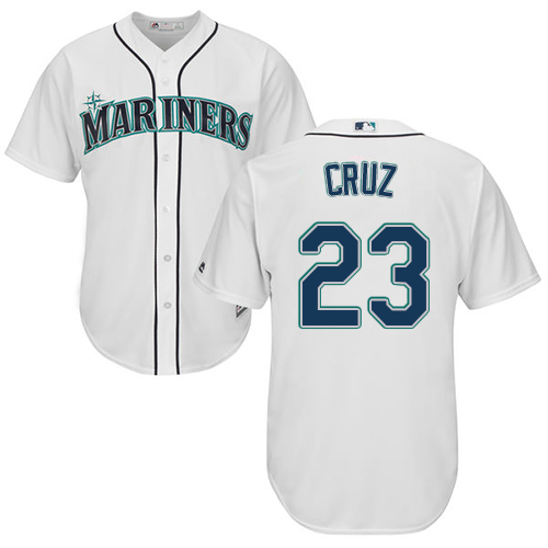 Mariners #23 Nelson Cruz White Cool Base Stitched Youth MLB Jersey Mariners #23 Nelson Cruz White Cool Base Stitched Youth MLB Jersey