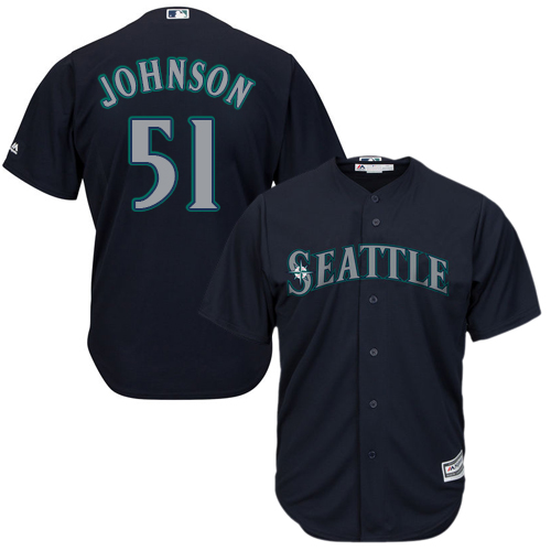Mariners #51 Randy Johnson Navy Blue Cool Base Stitched Youth MLB Jersey Mariners #51 Randy Johnson Navy Blue Cool Base Stitched Youth MLB Jersey
