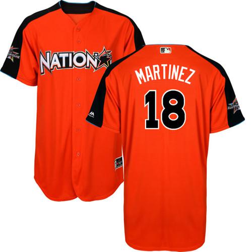 Cardinals #18 Carlos Martinez Orange 2017 All-Star National League Stitched Youth MLB Jersey Cardinals #18 Carlos Martinez Orange 2017 All-Star National League Stitched Youth MLB Jersey