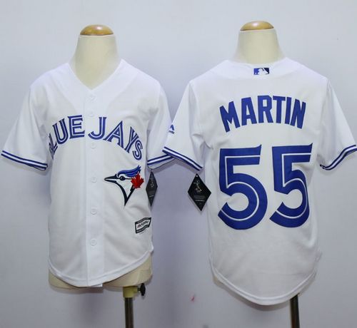 Blue Jays #55 Russell Martin White Cool Base Stitched Youth MLB Jersey Blue Jays #55 Russell Martin White Cool Base Stitched Youth MLB Jersey