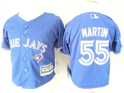 Toddler Blue Jays #55 Russell Martin Blue Cool Base Stitched MLB Jersey Toddler Blue Jays #55 Russell Martin Blue Cool Base Stitched MLB Jersey