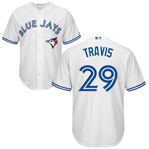 Blue Jays #29 Devon Travis White Cool Base Stitched Youth MLB Jersey Blue Jays #29 Devon Travis White Cool Base Stitched Youth MLB Jersey