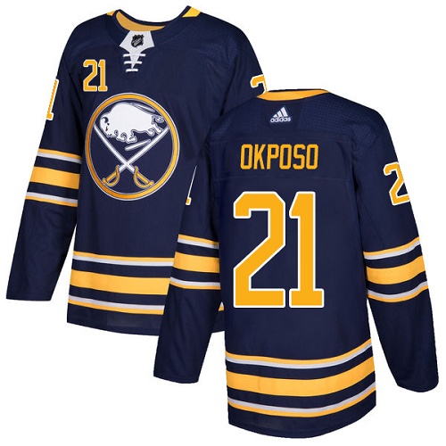 Adidas Sabres #21 Kyle Okposo Navy Blue Home Authentic Youth Stitched NHL Jersey Adidas Sabres #21 Kyle Okposo Navy Blue Home Authentic Youth Stitched NHL Jersey