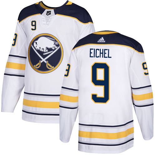 Adidas Sabres #9 Jack Eichel White Road Authentic Youth Stitched NHL Jersey Adidas Sabres #9 Jack Eichel White Road Authentic Youth Stitched NHL Jersey
