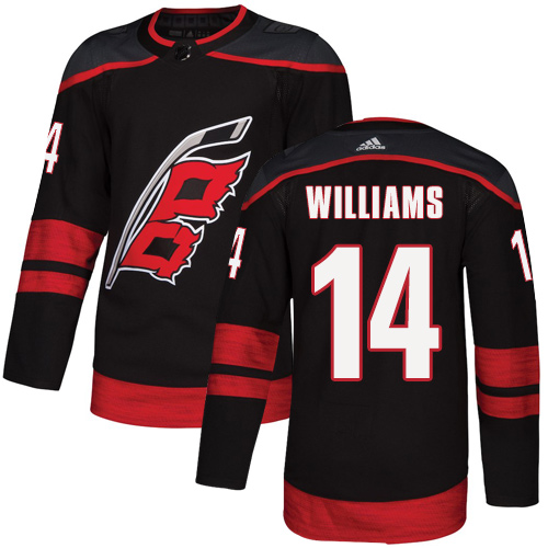 Adidas Hurricanes #14 Justin Williams Black Alternate Authentic Stitched Youth NHL Jersey Adidas Hurricanes #14 Justin Williams Black Alternate Authentic Stitched Youth NHL Jersey